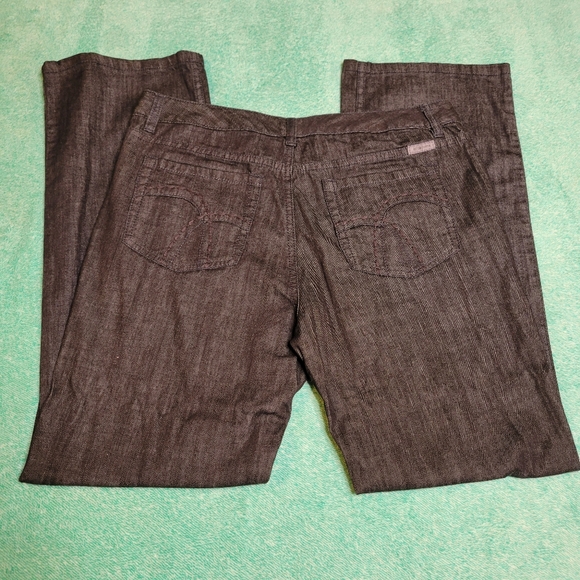 Liz Claiborne Dark Wash Slim Bootcut Size 12 - Picture 3 of 5